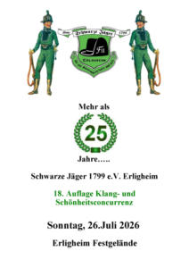 Flyer 18. Klang- und Schönheitsconcurrenz 2026