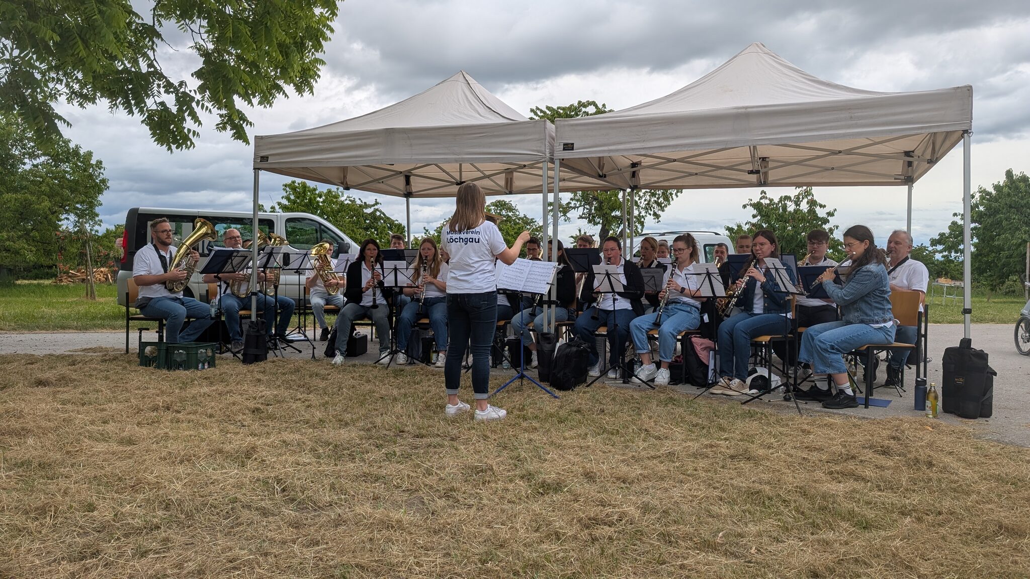 Musikverein Löchgau spielt zum Frühschoppen an der Weinkanzel