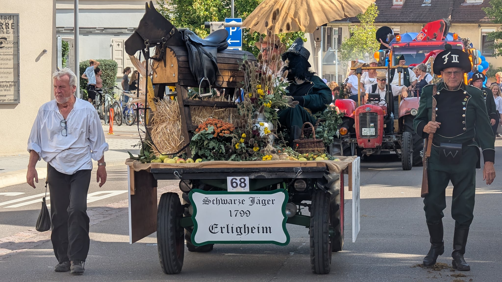 ... kein trojanisches Pferd, die Schwarzen Jäger kamen in Frieden!