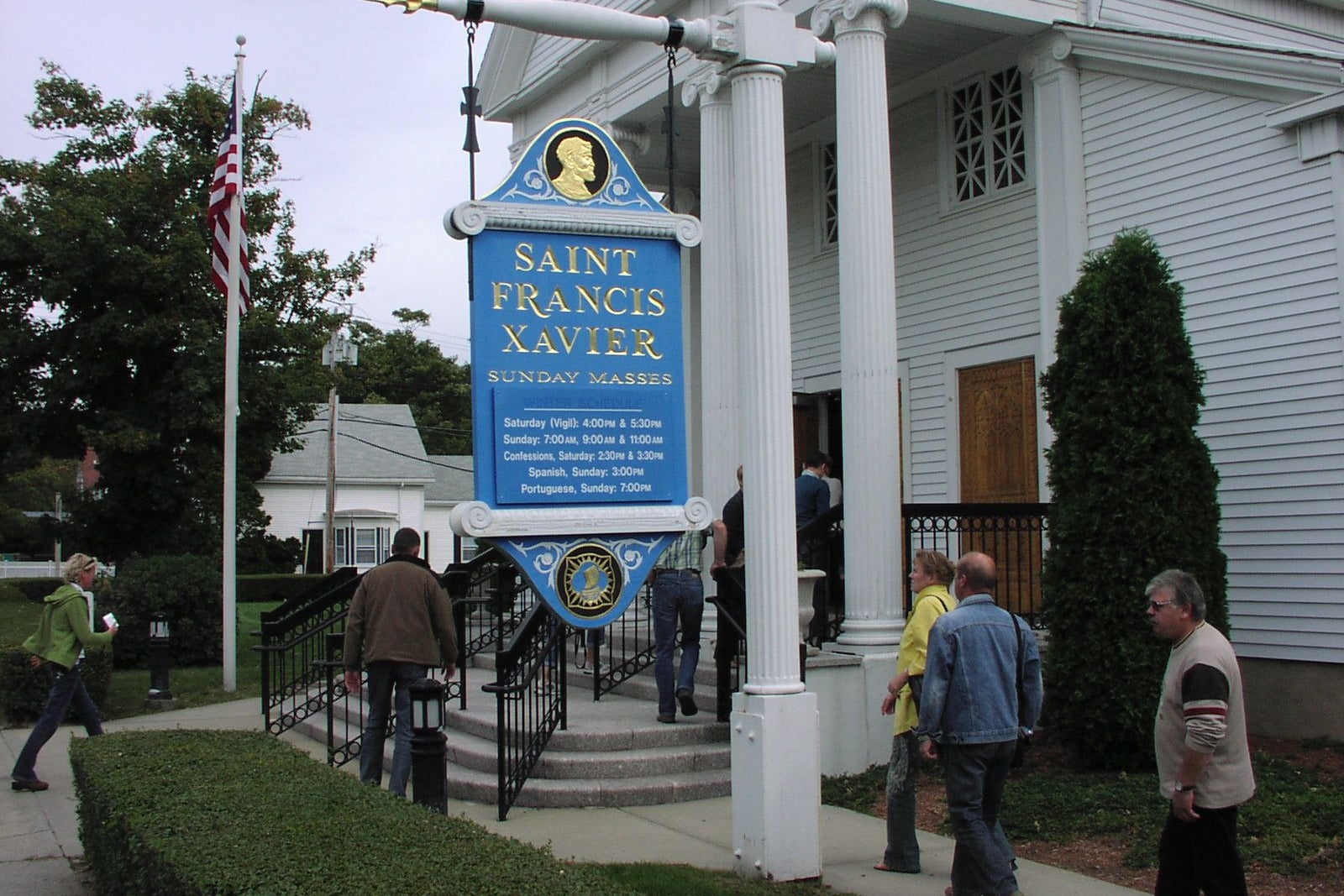 Die Kirche St. Francis Xavier in Hyannis