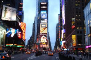 Der Times Square am Abend