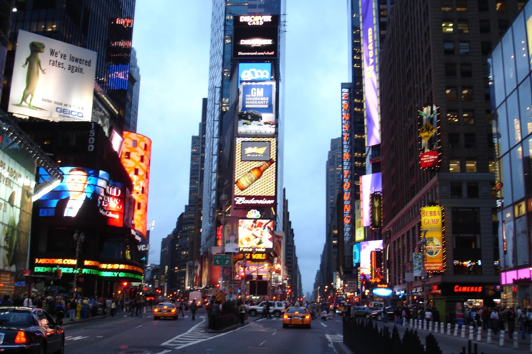 Der Times Square am Abend